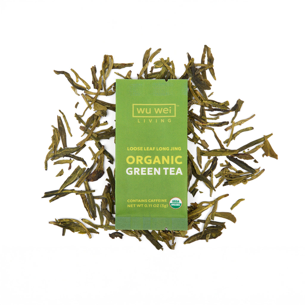 Organic Loose Leaf Long Jing Green Tea