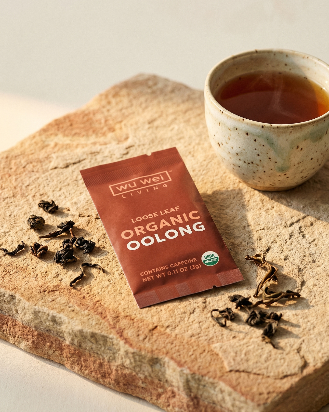 Organic Tie Guan Yin oolong loose leaf tea with floral aroma — Wu Wei Living