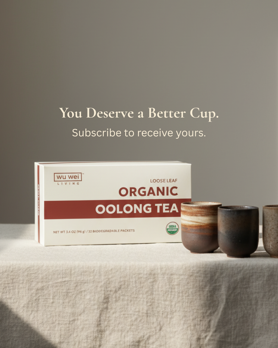 Organic Oolong Tea Box (32 Pack)