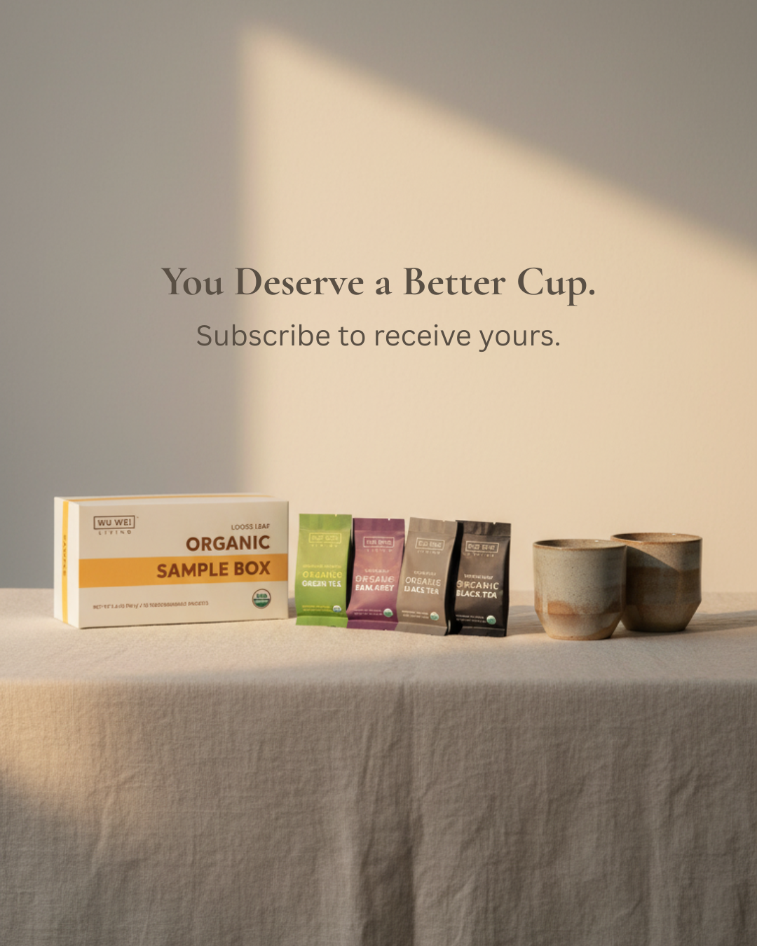 Organic Tea Sample Box (32 Pack)